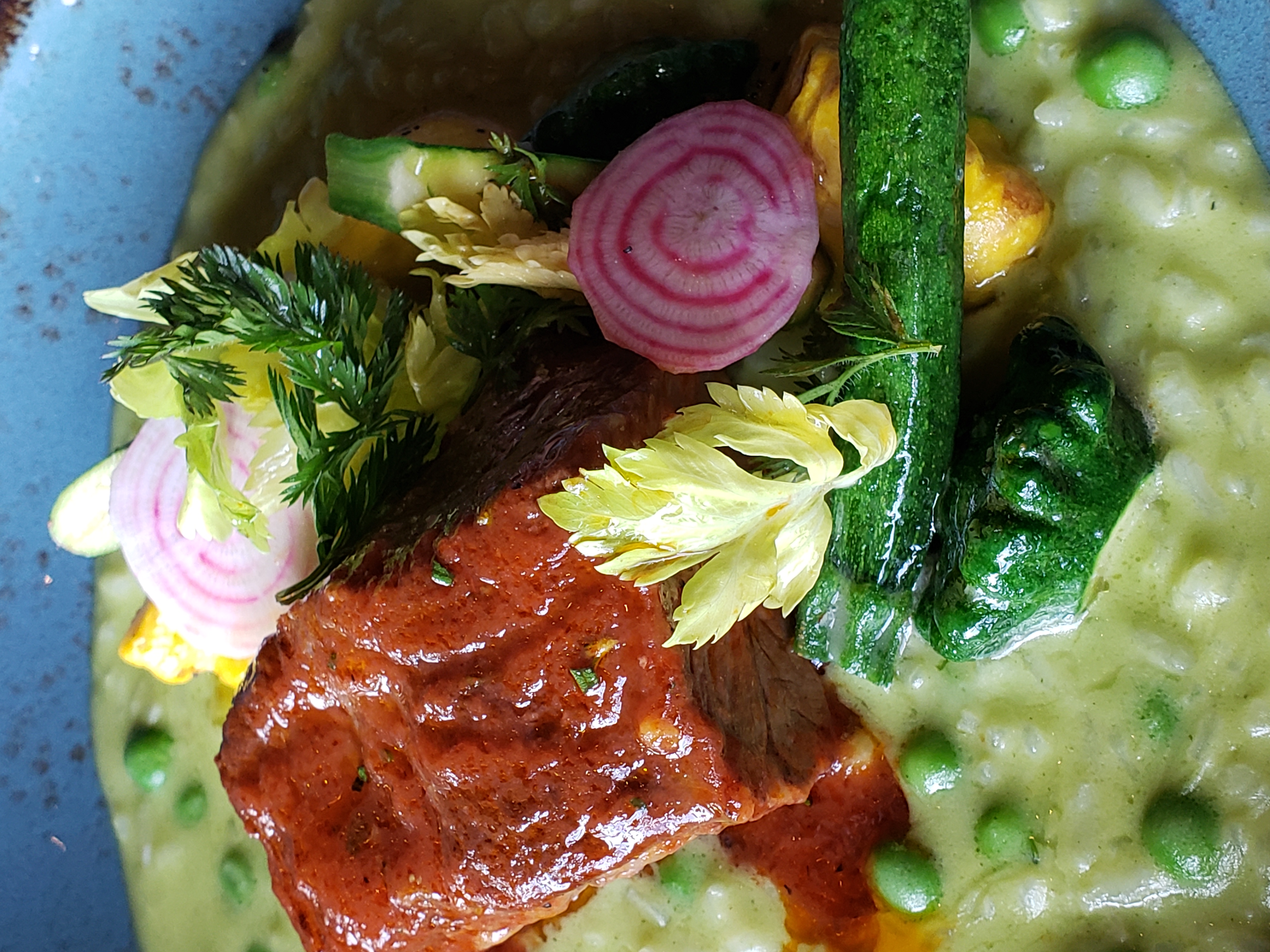 Chef-prepared meal for private service